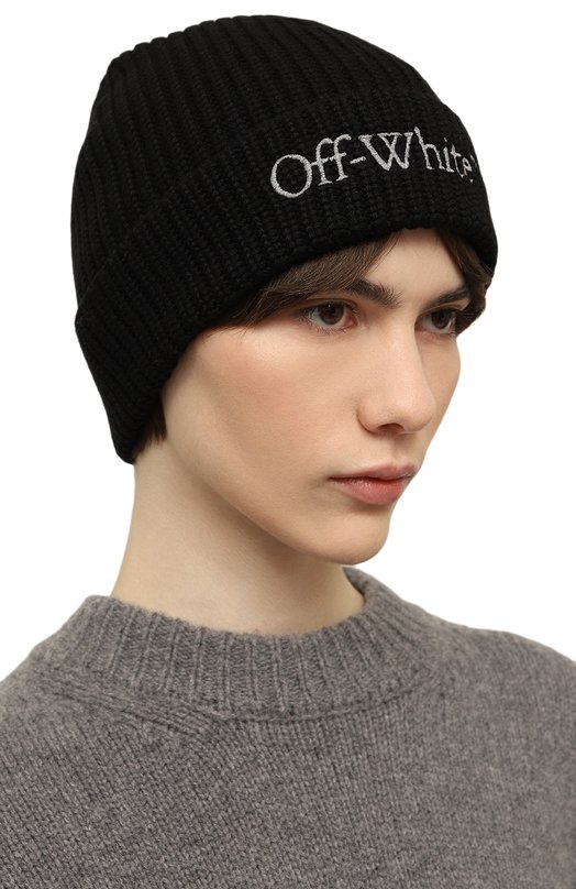 фото Шерстяная шапка off-white