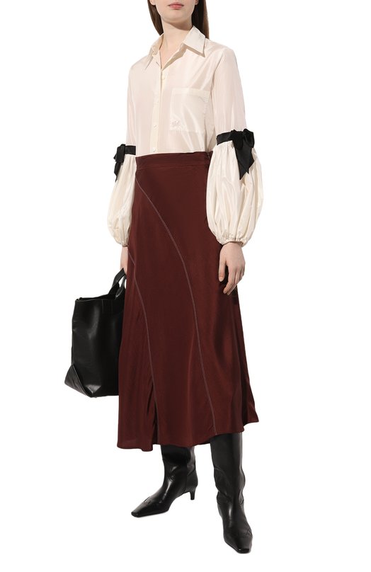 фото Шелковая блузка yanina