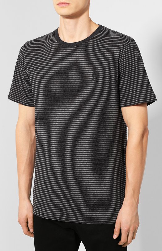 фото Хлопковая футболка saint laurent