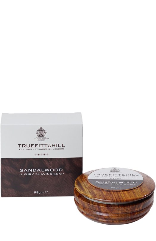 фото Мыло для бритья в деревянной чаше sandalwood truefitt&hill