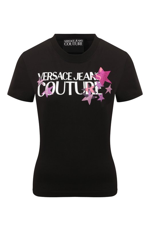 фото Хлопковая футболка versace jeans couture