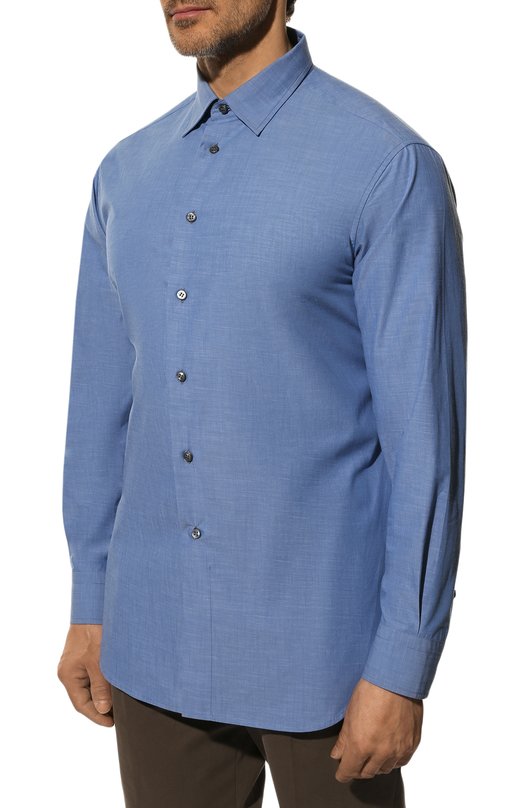 фото Хлопковая рубашка brioni