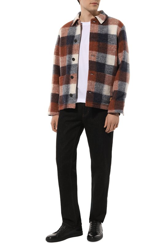 фото Хлопковая футболка boss