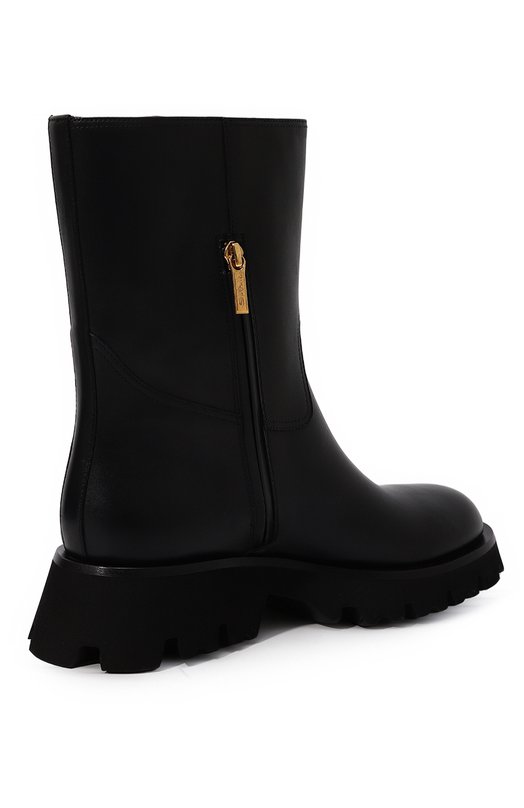 фото Кожаные полусапоги santoni