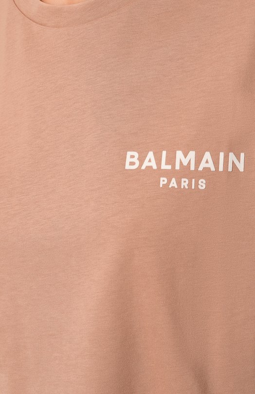 фото Хлопковая футболка balmain