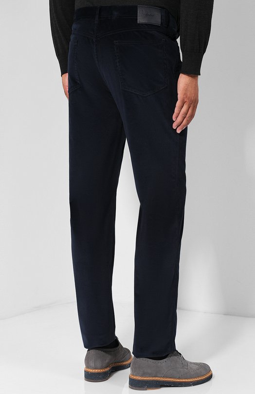 фото Хлопковые брюки прямого кроя brioni