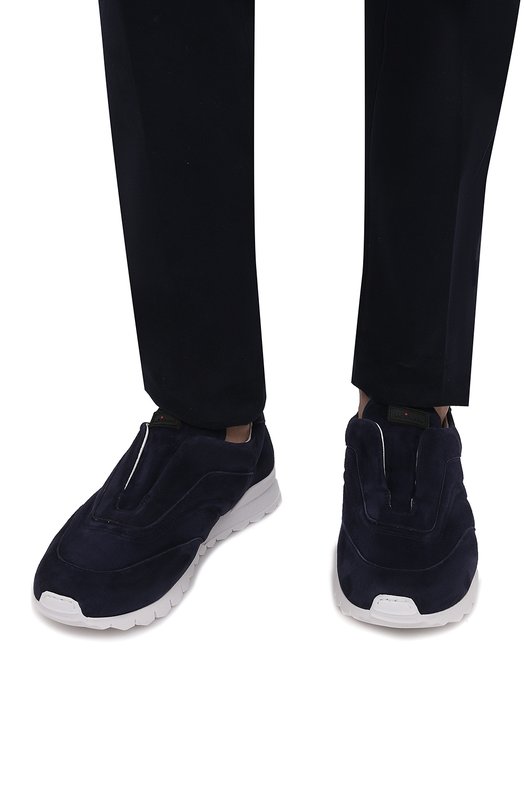 фото Замшевые кроссовки kiton