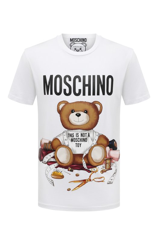 фото Хлопковая футболка moschino