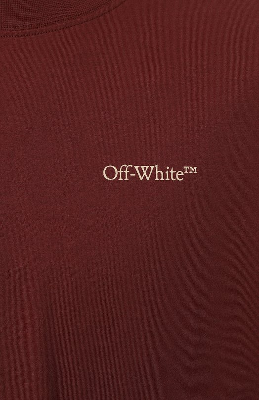 фото Хлопковая футболка off-white