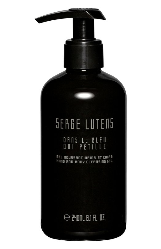 фото Очищающий гель для рук и тела dans le bleu qui pétille (240 ml) serge lutens