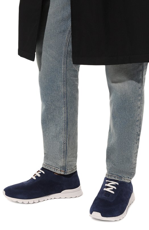 фото Замшевые кроссовки kiton