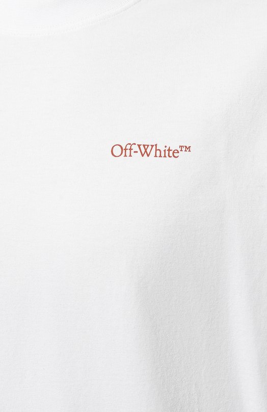 фото Хлопковая футболка off-white