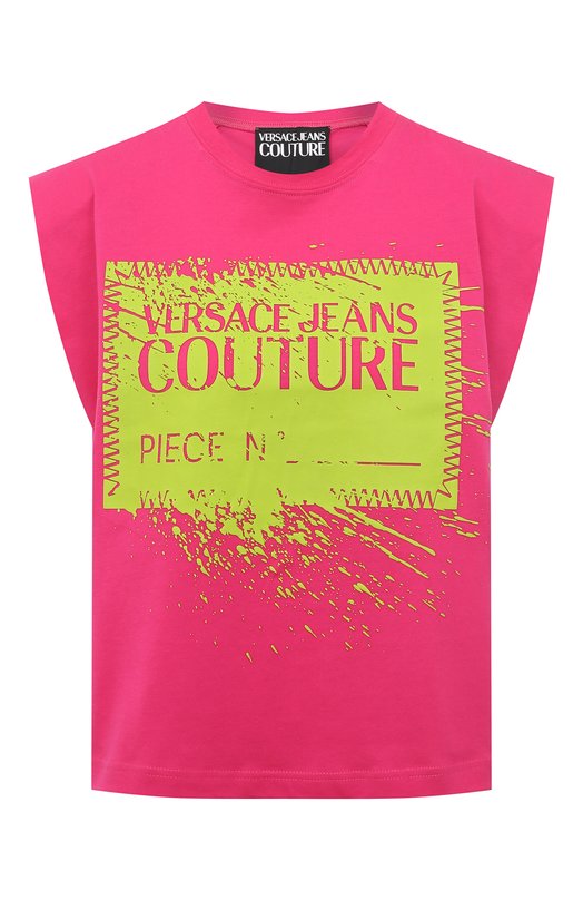 фото Хлопковая футболка versace jeans couture
