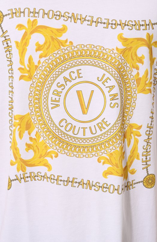 фото Хлопковая футболка versace jeans couture