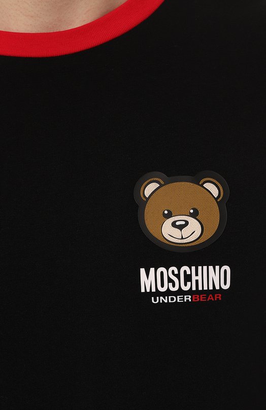 фото Хлопковая футболка moschino