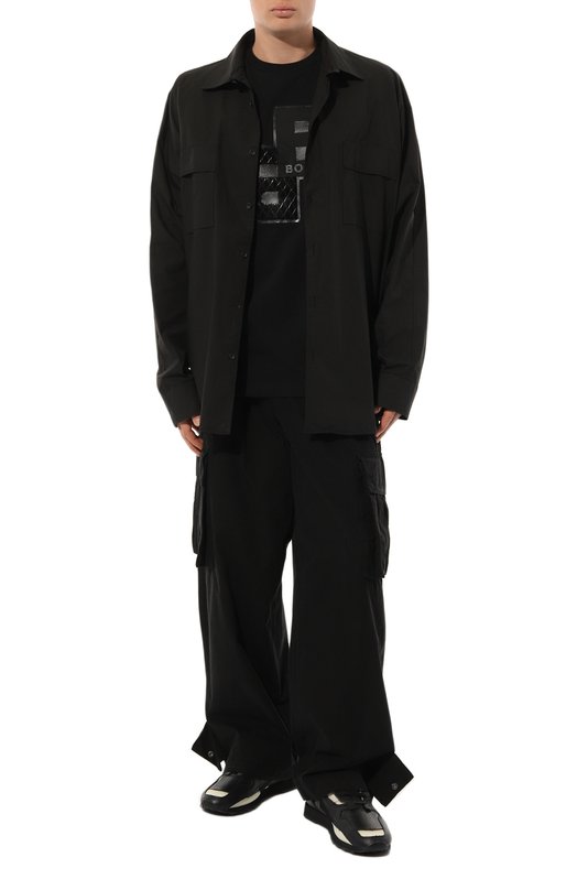 фото Хлопковая футболка boss