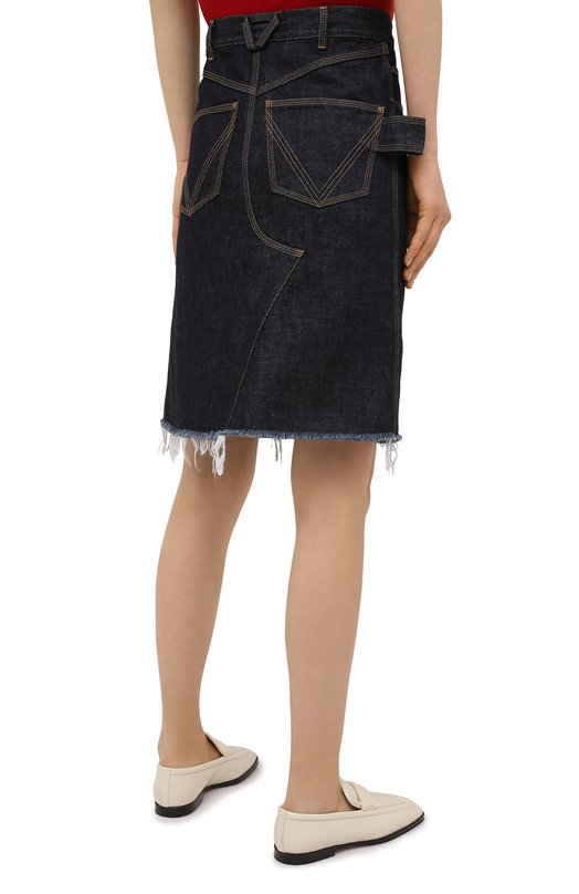 фото Джинсовая юбка bottega veneta