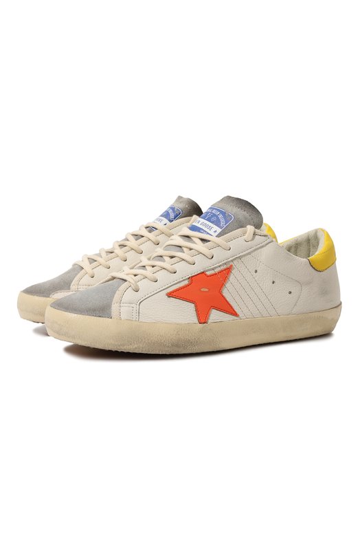 фото Кожаные кеды superstar golden goose deluxe brand