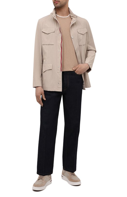 фото Хлопковая футболка brunello cucinelli