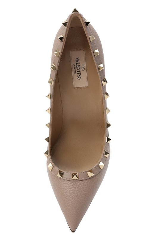 фото Кожаные туфли rockstud valentino