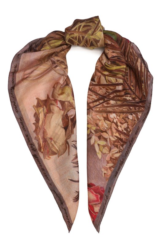 фото Шелковый платок брабантские кружева gourji