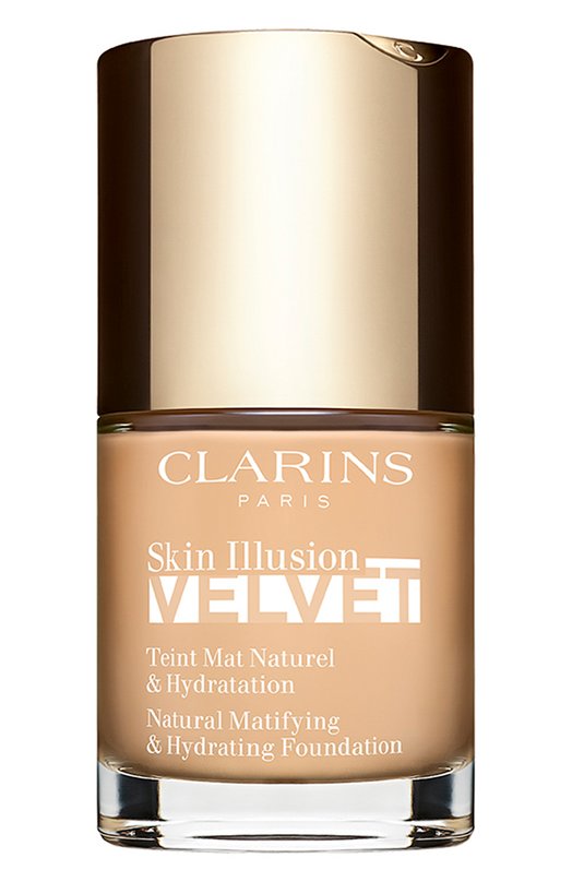 фото Увлажняющий тональный крем с матовым покрытием skin illusion velvet, 103n ivory (30ml) clarins