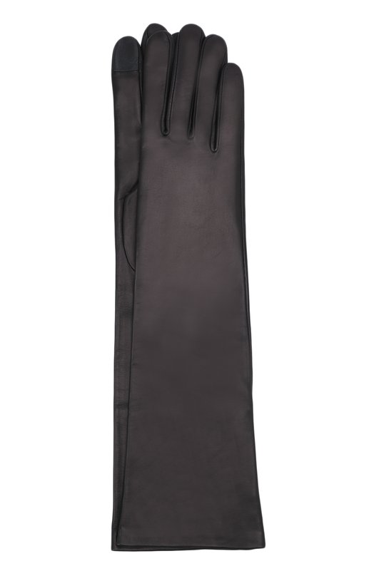 фото Удлиненные кожаные перчатки agnelle