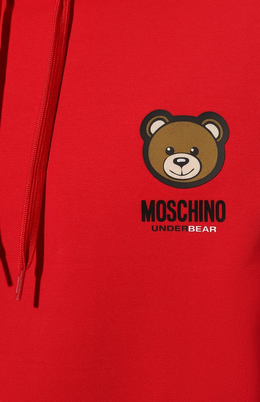 фото Хлопковое худи moschino