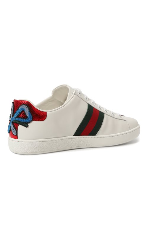 фото Кожаные кеды ace gucci