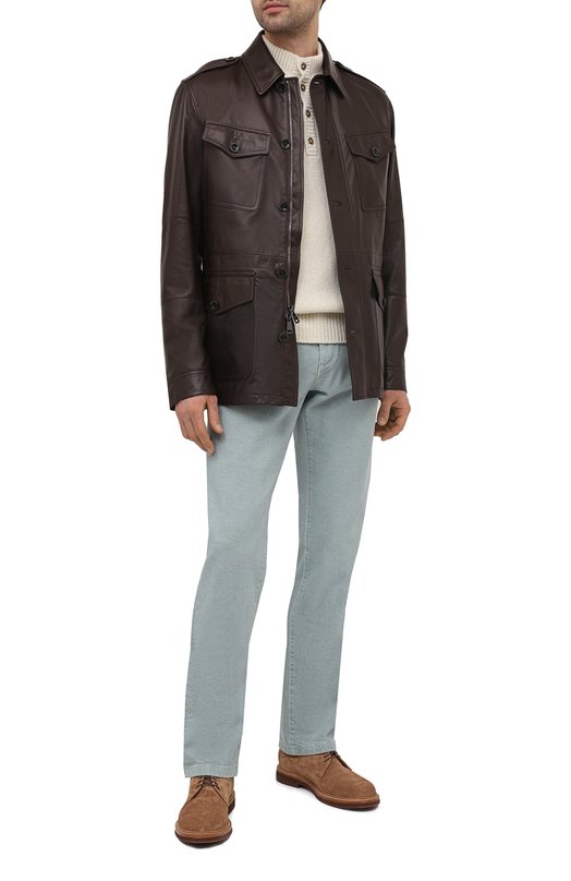 фото Кожаная куртка ralph lauren