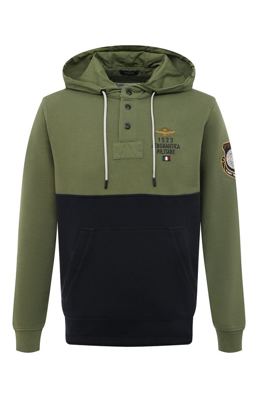 фото Хлопковое худи aeronautica militare