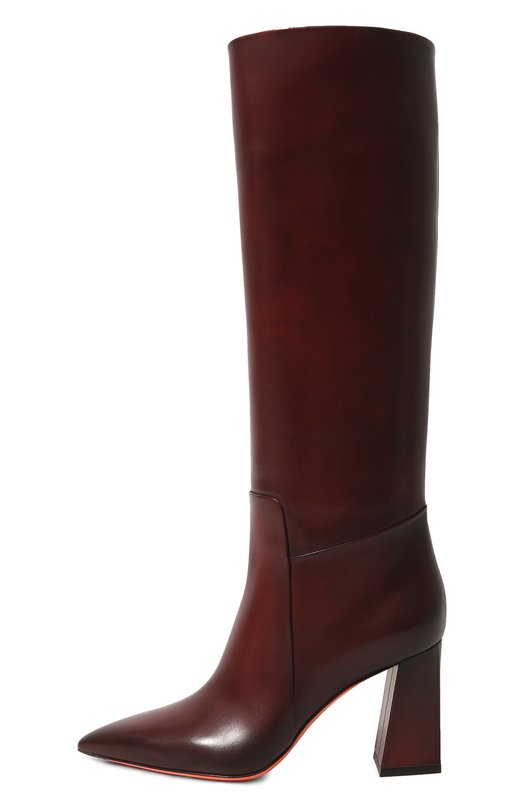 фото Кожаные сапоги santoni