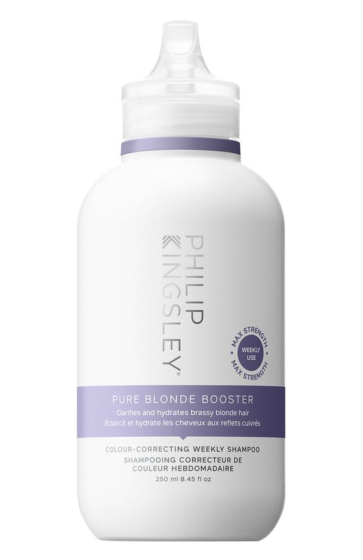 фото Шампунь-бустер для светлых волос, корректирующий оттенок pure blonde booster (250ml) philip kingsley