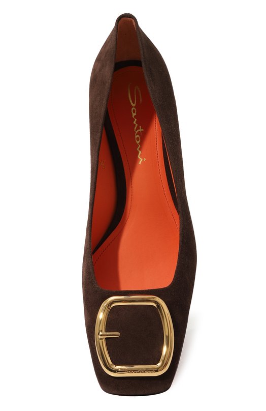 фото Замшевые туфли santoni
