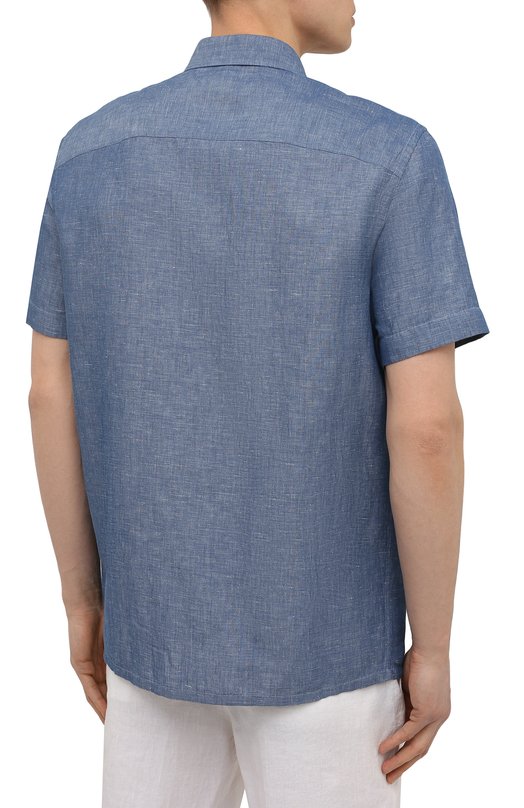 фото Рубашка изо льна и хлопка loro piana