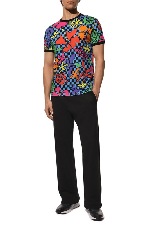 фото Хлопковая футболка moschino