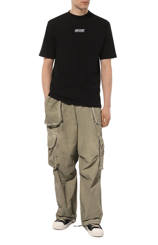 фото Хлопковая футболка moschino