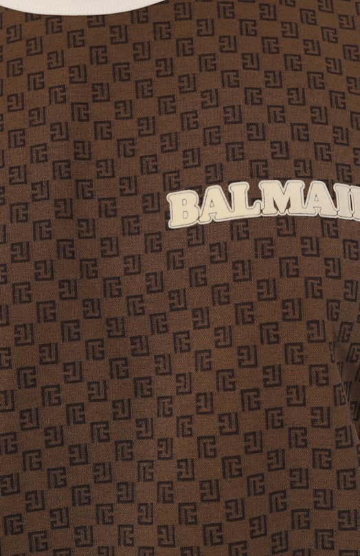 фото Хлопковая футболка balmain