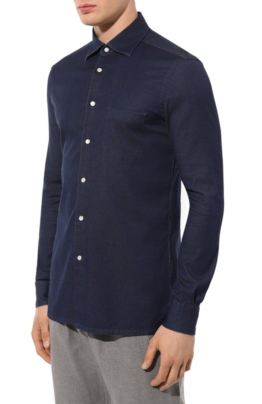 фото Хлопковая рубашка kiton