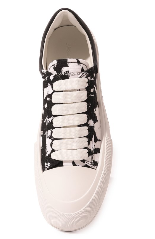 фото Текстильные кеды deck plimsoll alexander mcqueen