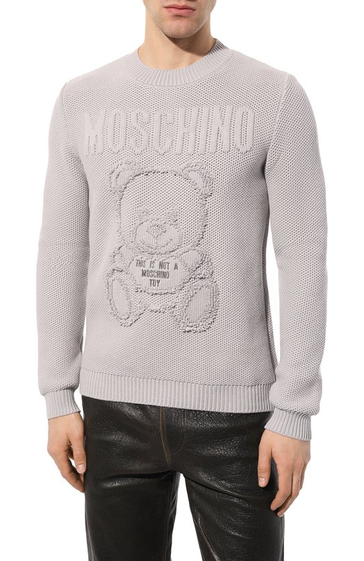 фото Хлопковый свитер moschino