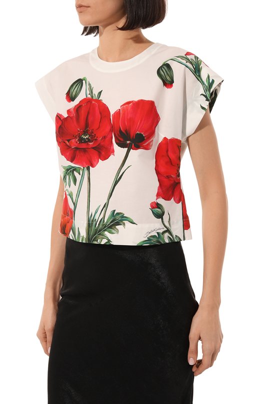 фото Хлопковый топ dolce & gabbana