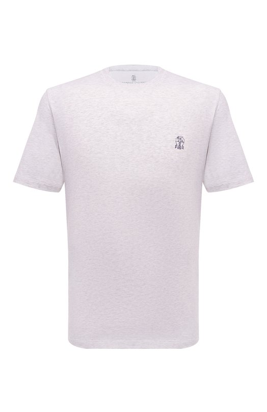 фото Хлопковая футболка brunello cucinelli