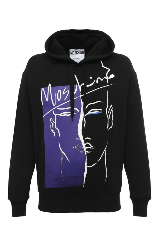 фото Хлопковое худи moschino
