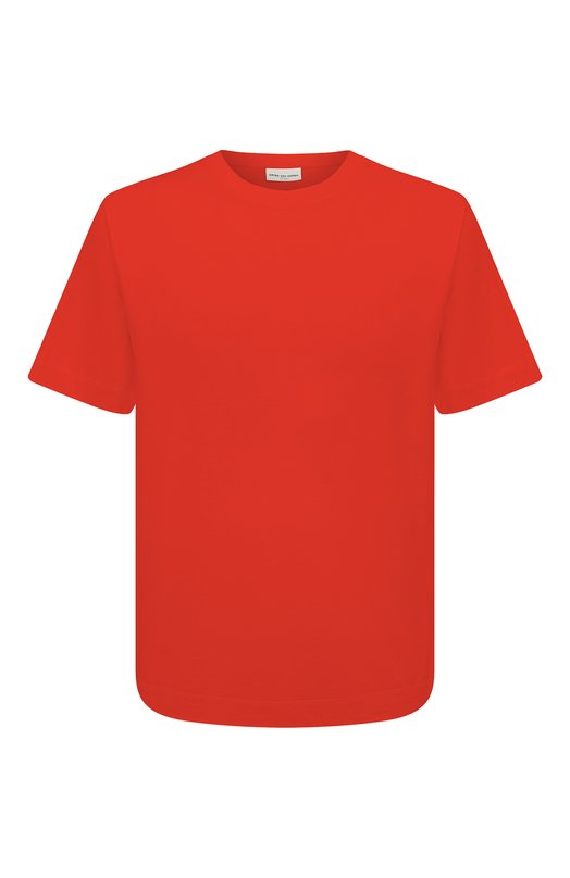 фото Хлопковая футболка dries van noten