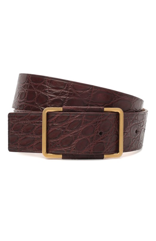 фото Ремень из кожи каймана frame loro piana
