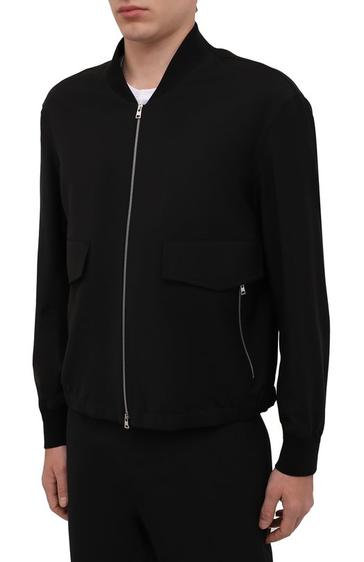 фото Шерстяной бомбер ermenegildo zegna