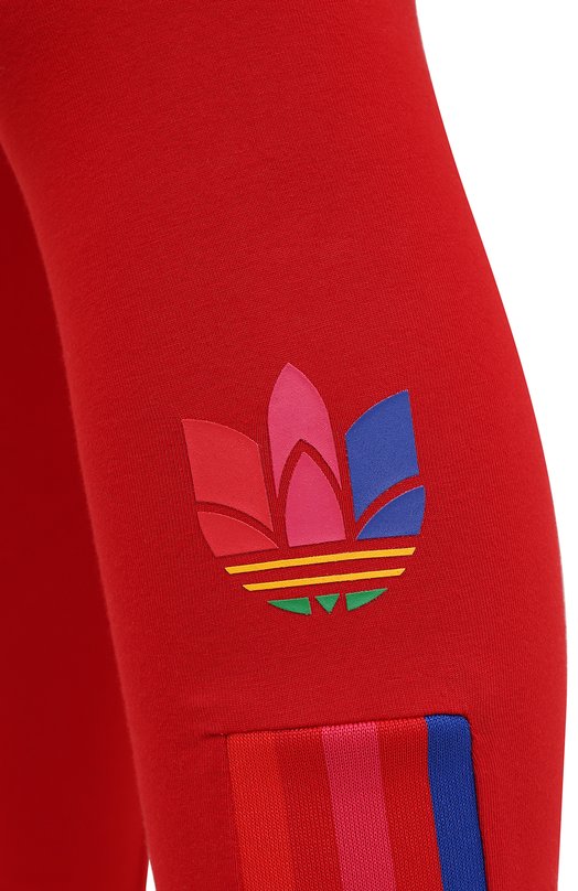 фото Хлопковые леггинсы adidas originals