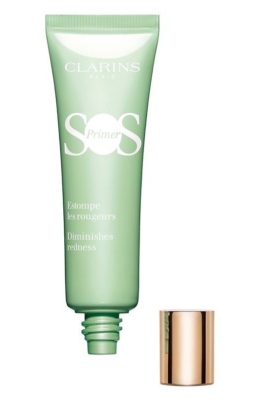 фото База под макияж, корректирующая покраснения sos primer (30ml) clarins