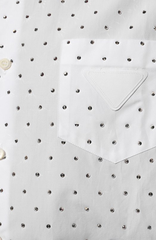 фото Хлопковая рубашка prada